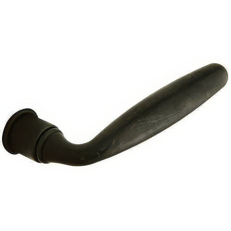 Baldwin 5106190RMR satin black dummy door lever