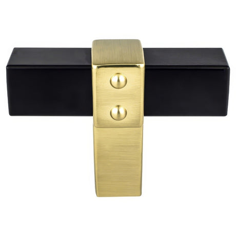 Berenson 5108-455MDB-P Rivet Rebel t-shaped cabinet cabinet knob, additional view