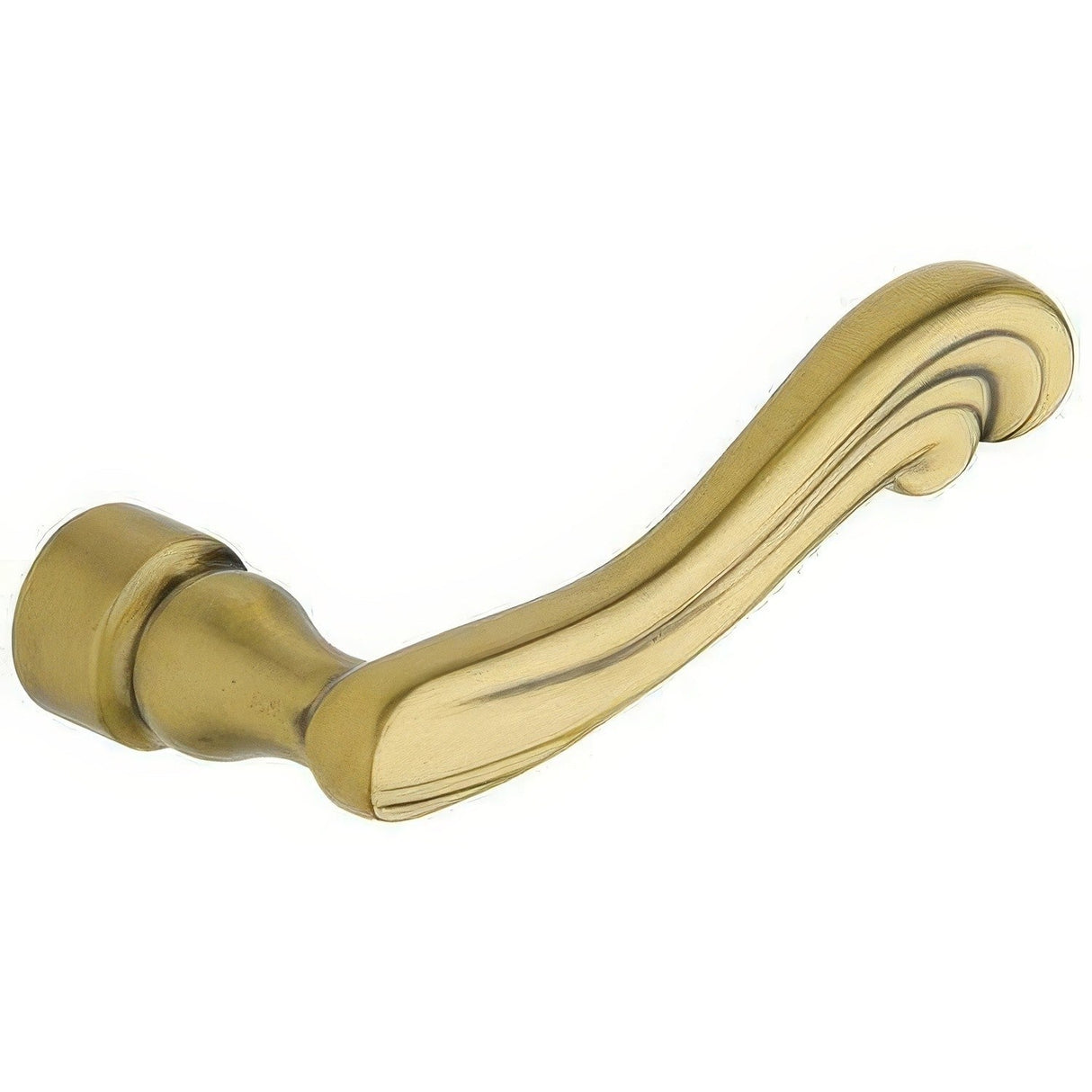 Baldwin 5108060MR satin brass and brown dummy set