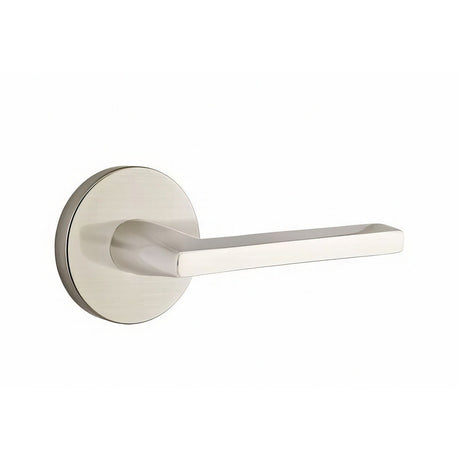 Emtek 5109HLOUS15RH satin nickel passage door lever