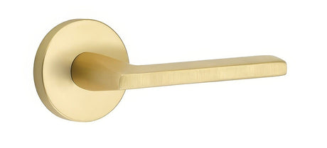 Emtek 5109HLOUS4LH satin brass passage door lever