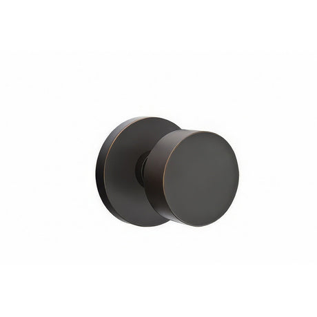 Emtek 5109ROUUS10B oil rubbed bronze passage door knob