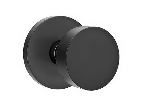 Emtek 5109ROUUS19 flat black passage door knob