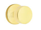 Emtek 5109ROUUS3NL unlacquered brass passage door knob
