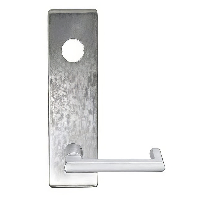 Falcon 510LDAN626 satin chrome key locks or unlocks lever