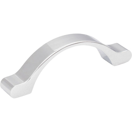 Elements 511-3PC polished chrome cabinet pull