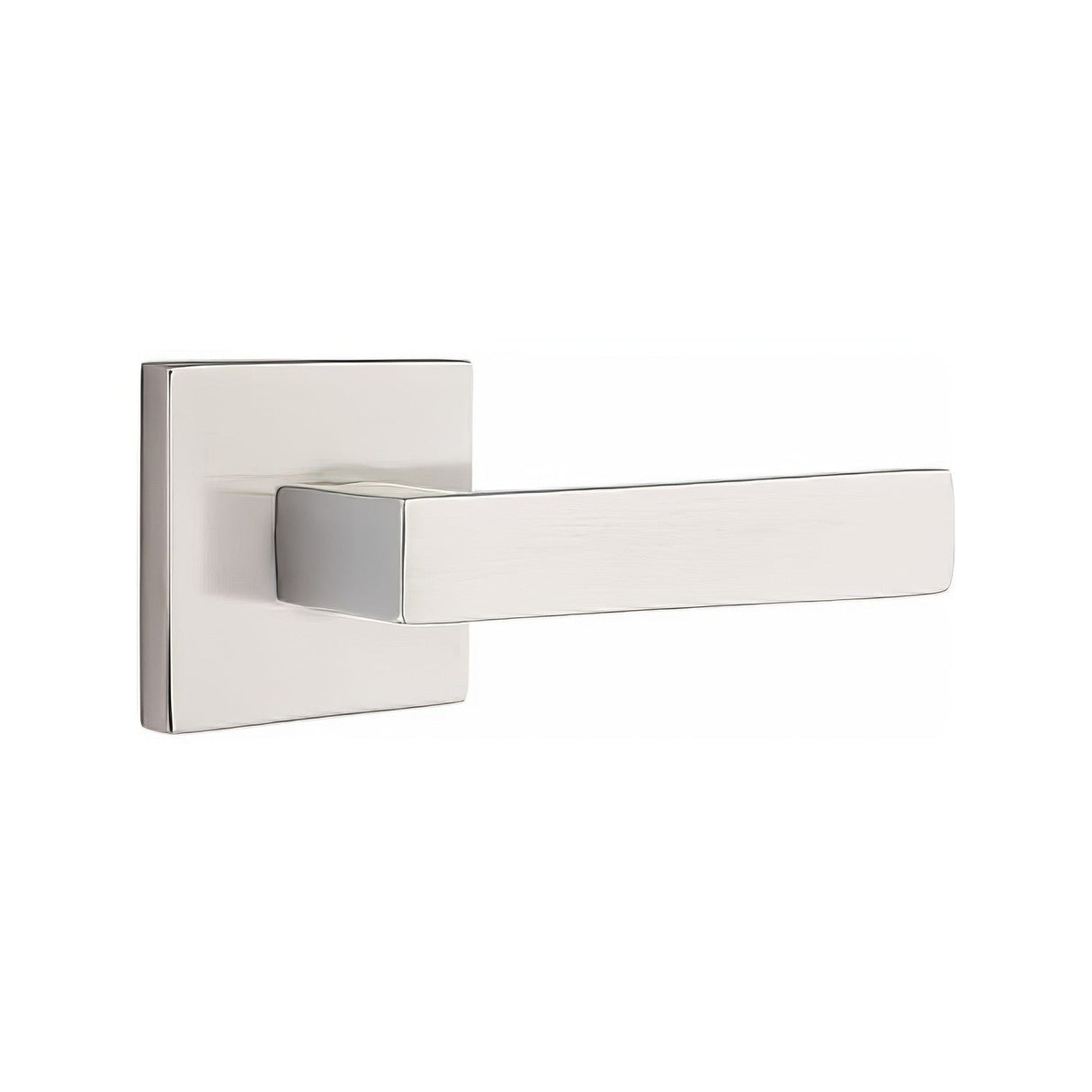 Emtek 5110DTUS15RH satin nickel passage door lever