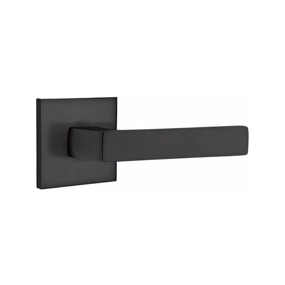 Emtek 5110DTUS19LH flat black passage door lever