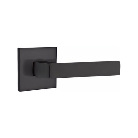 Emtek 5110DTUS19LH flat black passage door lever
