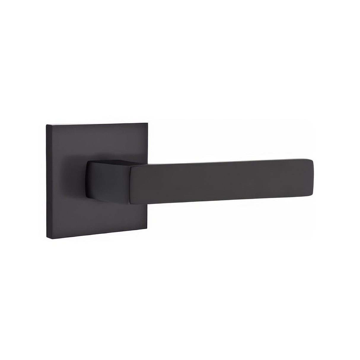 Emtek 5110DTUS19RH flat black passage door lever