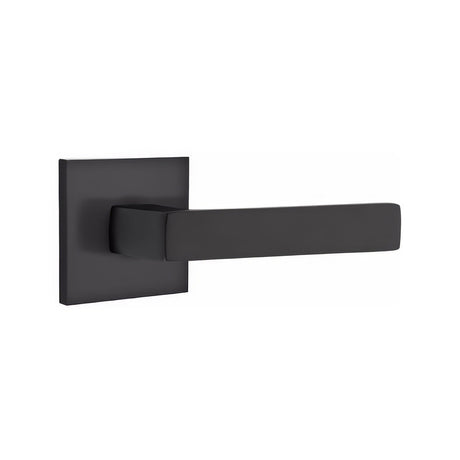 Emtek 5110DTUS19RH flat black passage door lever