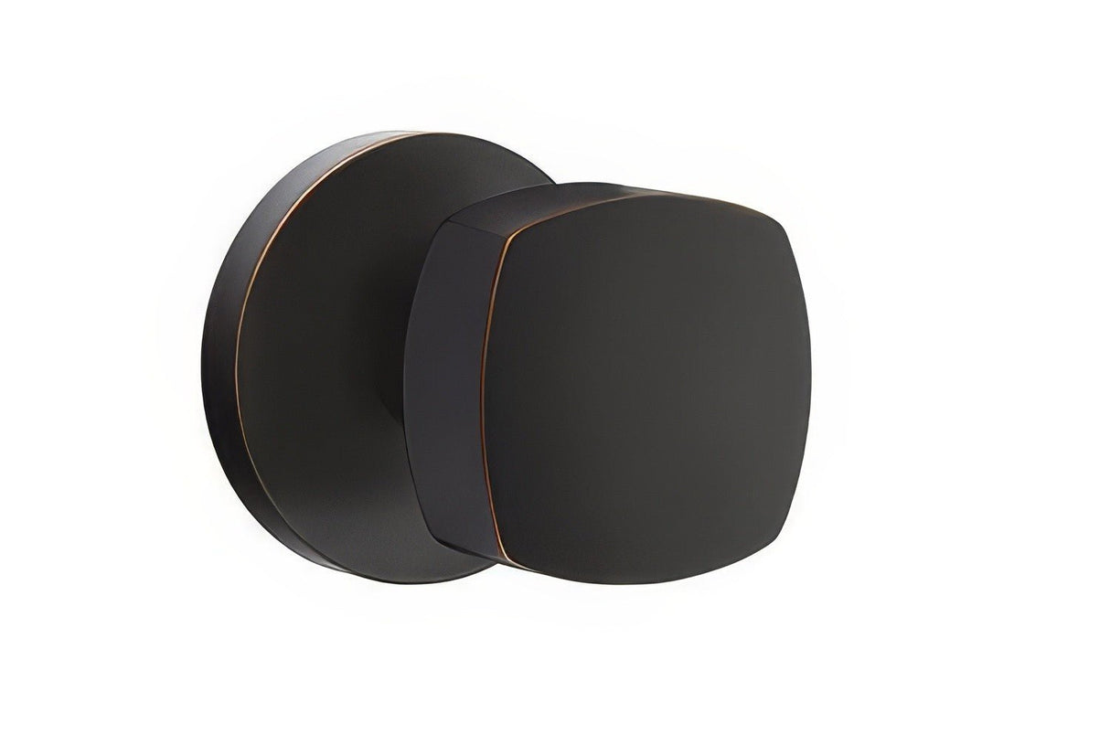 Emtek 5110FRKUS10B oil rubbed bronze passage door knob