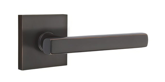 Emtek 5110FRLUS10BLH oil rubbed bronze passage door lever