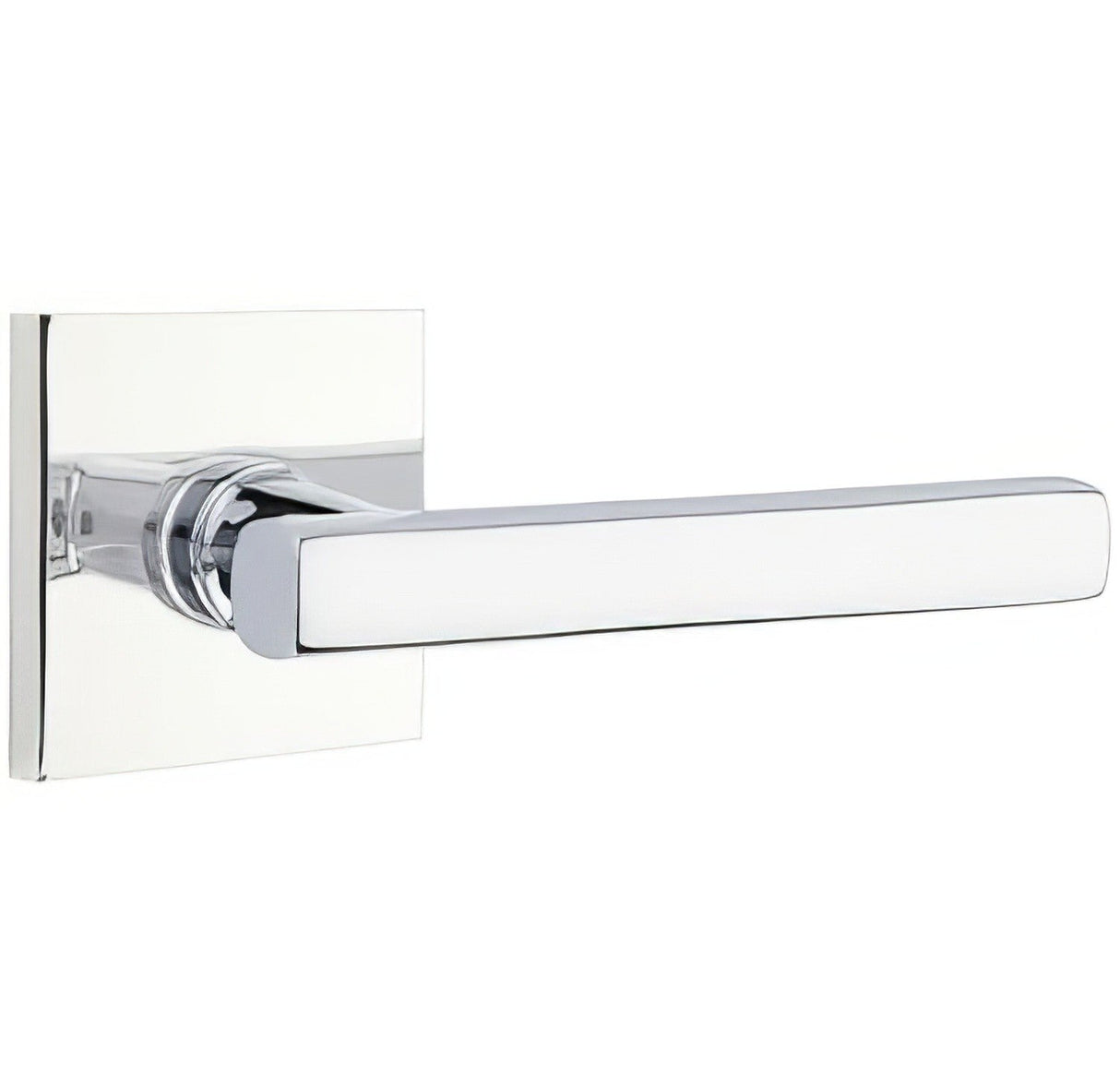 Emtek 5110FRLUS26RH polished chrome passage door lever