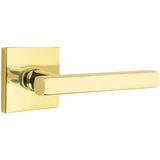 Emtek 5110FRLUS3NLRH unlacquered brass passage door lever