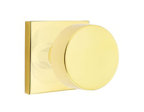 Emtek 5110ROUUS3NL unlacquered brass passage door knob
