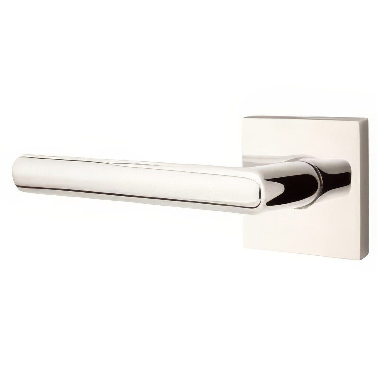 Emtek 5110STUUS14LH polished nickel lifetime passage door lever