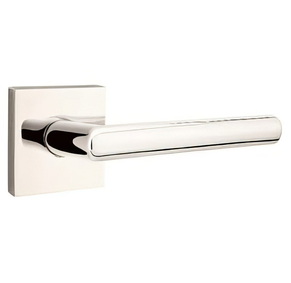 Emtek 5110STUUS14RH polished nickel lifetime passage door lever