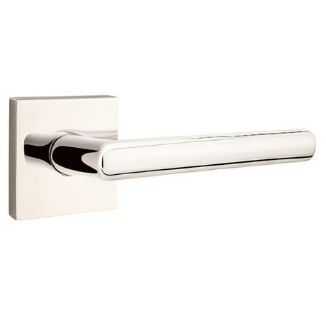 Emtek 5110STUUS14RH polished nickel lifetime passage door lever