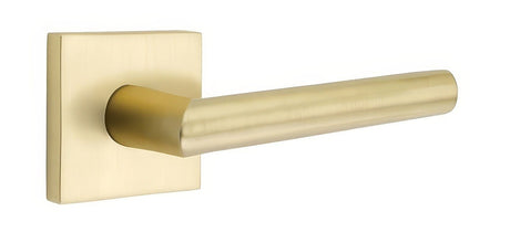 Emtek 5110STUUS4RH satin brass passage door lever