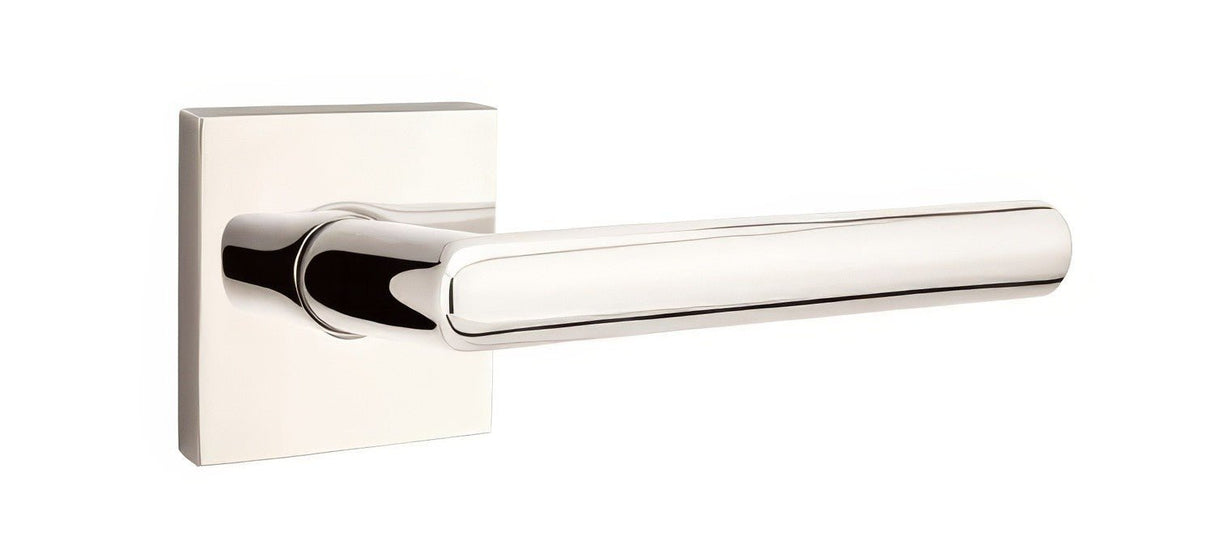 Emtek 5111HLOUS14LH polished nickel lifetime passage door lever