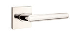 Emtek 5111HLOUS14LH polished nickel lifetime passage door lever