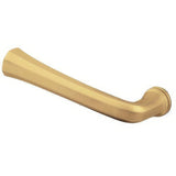 Baldwin 5112060LMR satin brass and brown dummy door lever