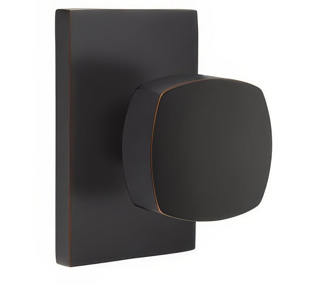 Emtek 5112FRKUS10B oil rubbed bronze passage door knob