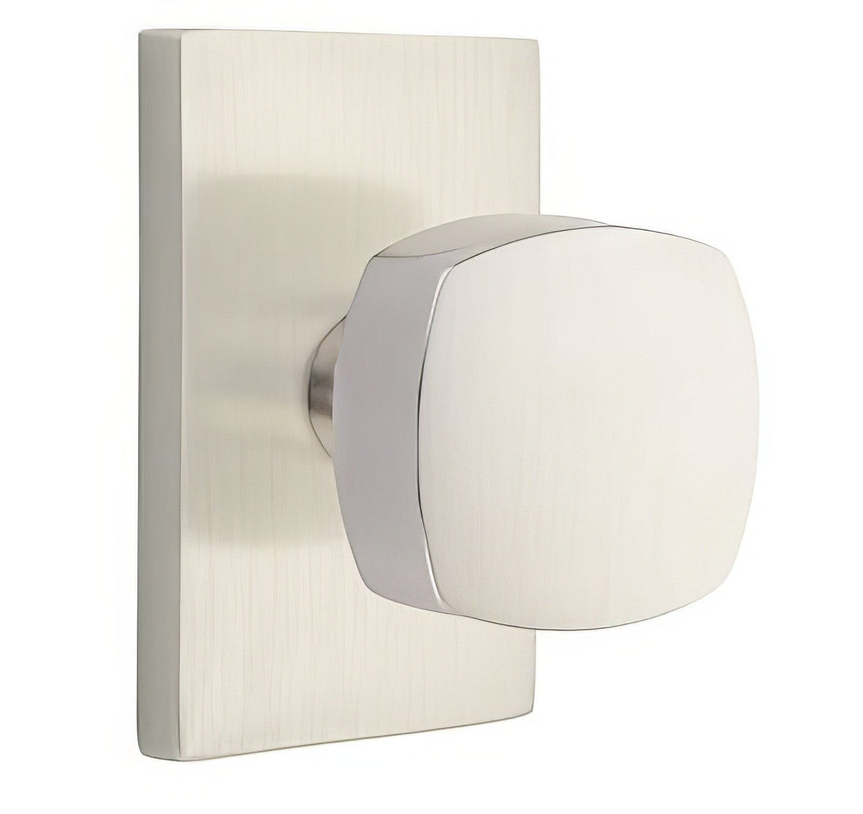 Emtek 5112FRKUS15 satin nickel passage door knob