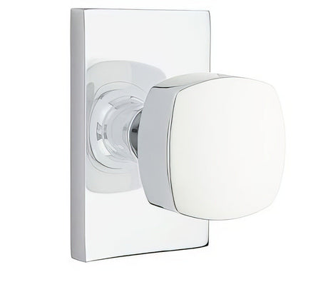 Emtek 5112FRKUS26 polished chrome passage door knob