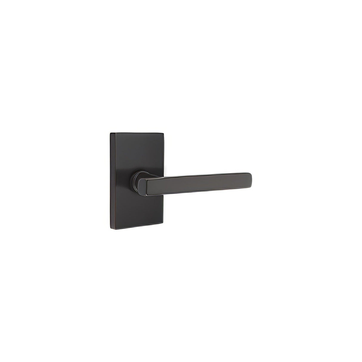 Emtek 5112FRLUS10BRH oil rubbed bronze passage door lever