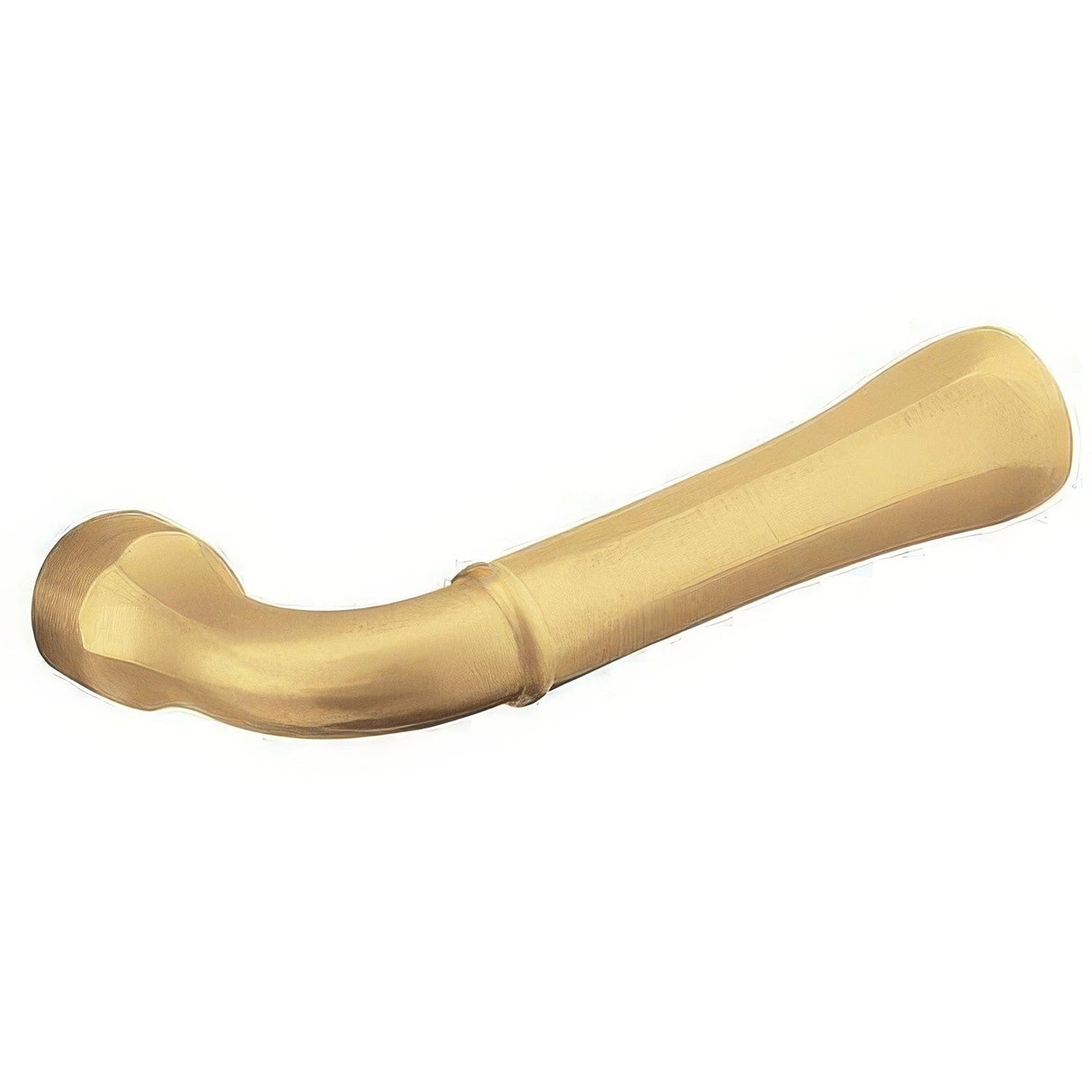 Baldwin 5113060MR satin brass and brown dummy door lever