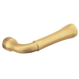 Baldwin 5113060MR satin brass and brown dummy door lever