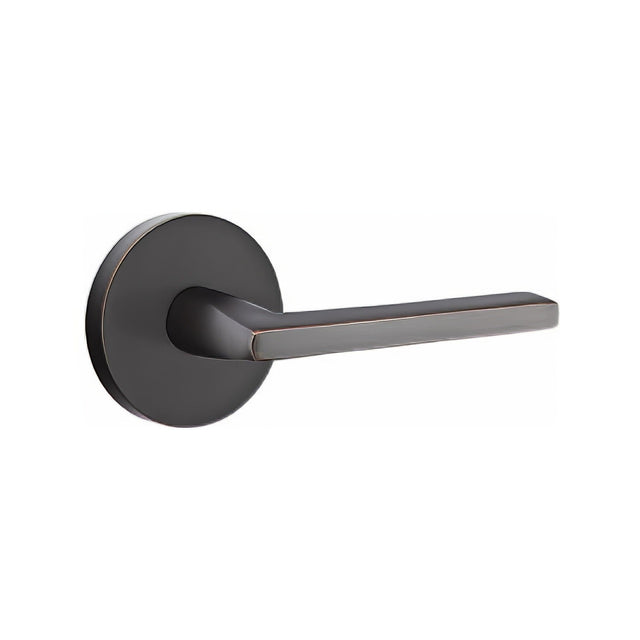 Emtek 5115HLOUS10BLH keyed entry keyed entry door lever in satin stainless, additional view