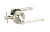 Emtek 5115HLOUS15RH satin nickel keyed entry door lever