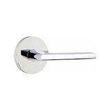 Emtek 5115HLOUS26RH polished chrome keyed entry door lever