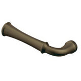 Baldwin 5118050LMR satin brass and black dummy door lever