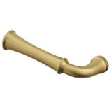 Baldwin 5118060LMR satin brass and brown dummy door lever