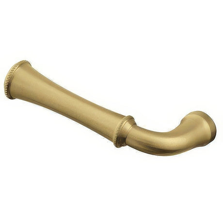 Baldwin 5118060LMR satin brass and brown dummy door lever