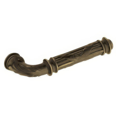 Baldwin 5122050MR satin brass and black dummy door lever