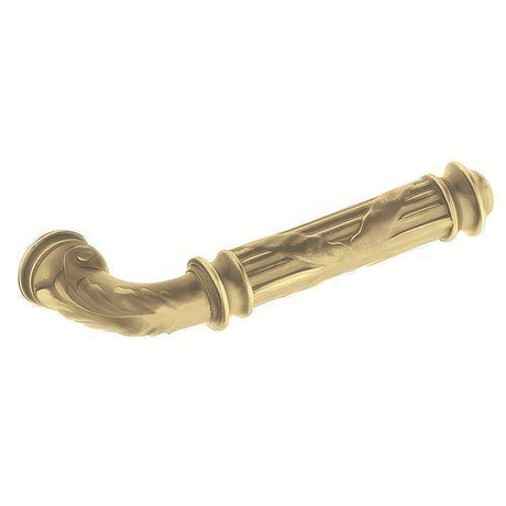 Baldwin 5122060MR satin brass and brown dummy door lever