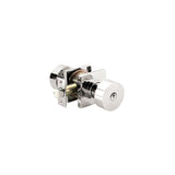 Emtek 5122ROUUS14 polished nickel lifetime keyed entry door knob