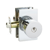 Emtek 5123ROUUS26 polished chrome keyed entry door knob