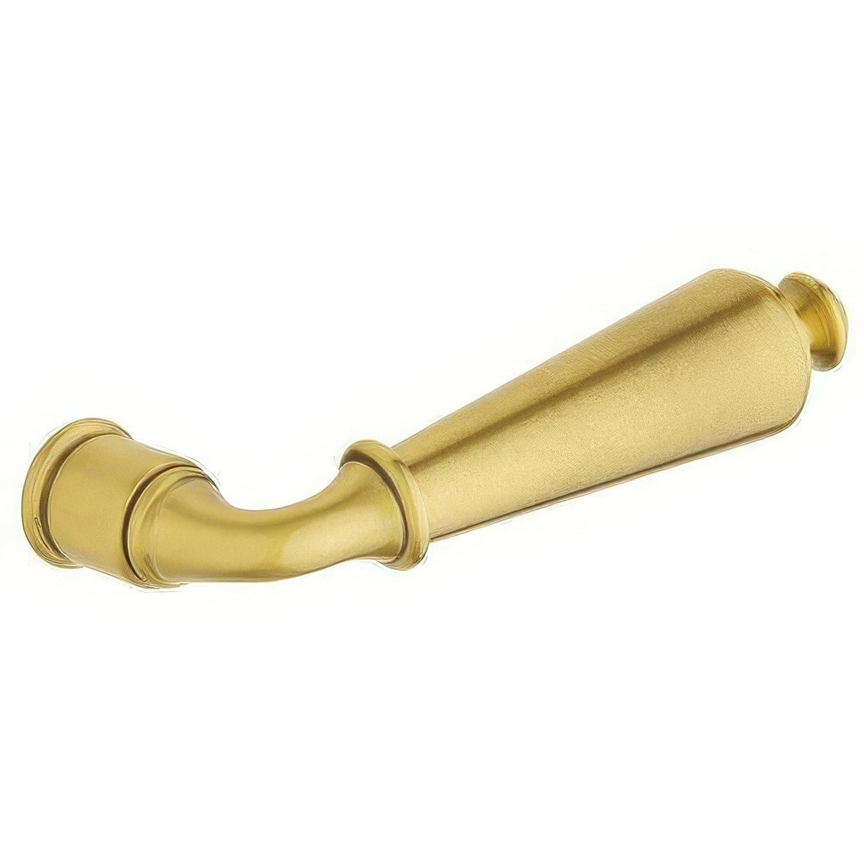 Baldwin 5125060RMR satin brass and brown dummy door lever