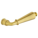 Baldwin 5125060RMR satin brass and brown dummy door lever
