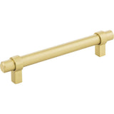 Jeffrey Alexander 5128BG brushed gold cabinet drawer pull