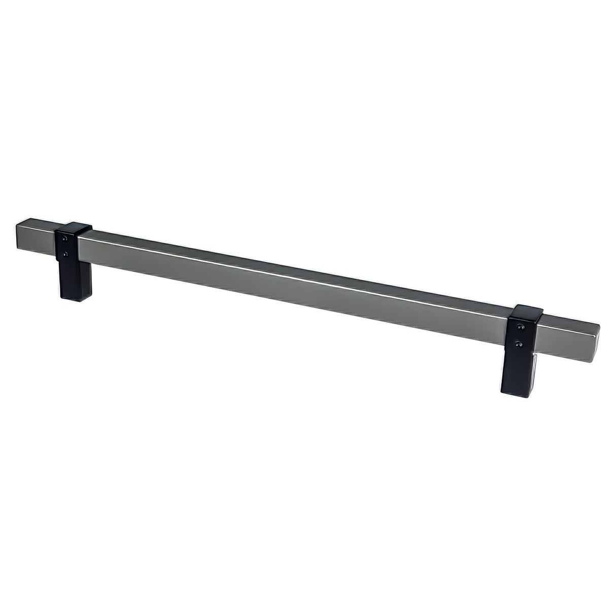 Berenson 5130-4SLT55-P slate and matte black square cabinet pull