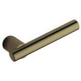 Baldwin 5137050MR satin brass and black dummy set