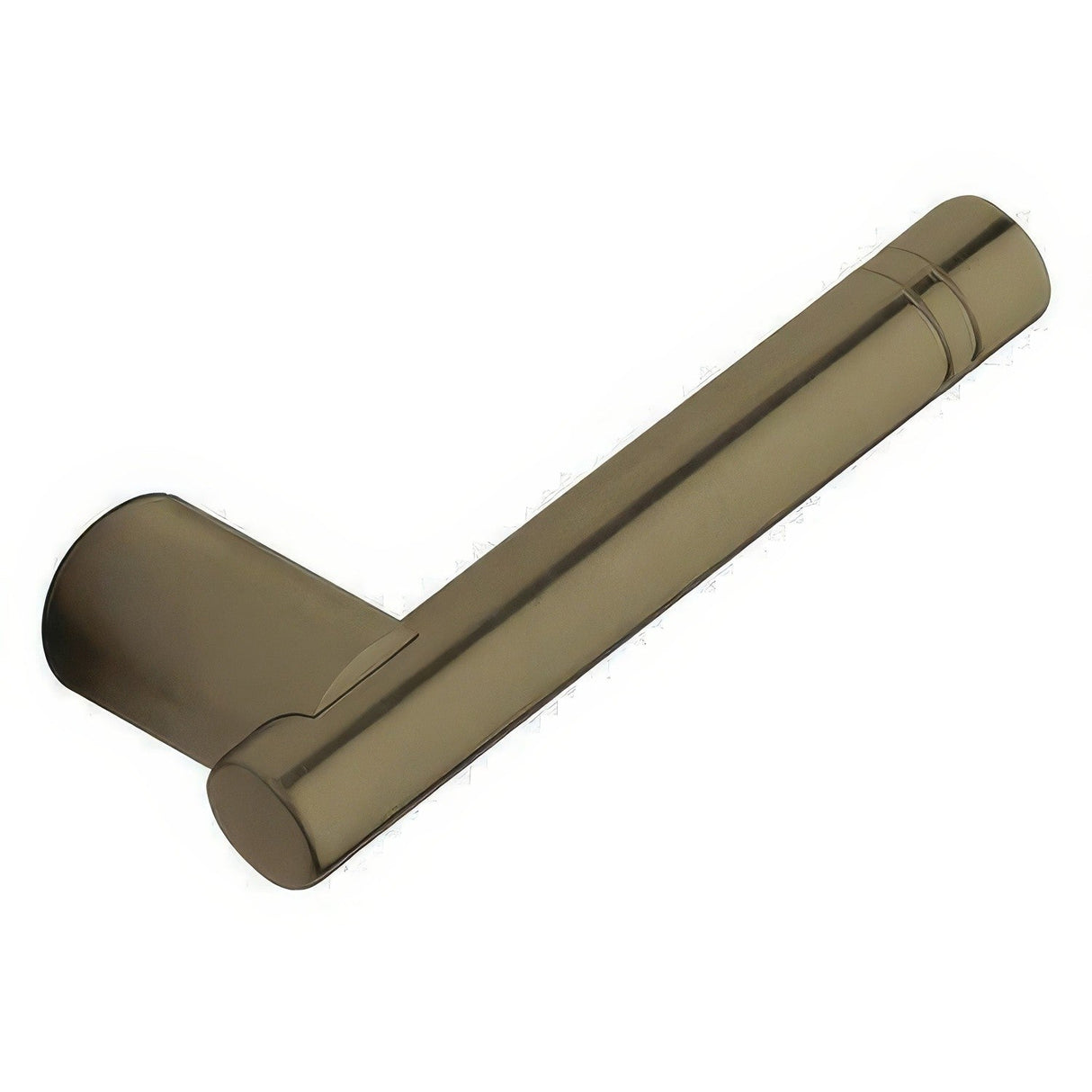 Baldwin 5138050RMR satin brass and black dummy door lever
