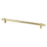 Berenson Radial Reign 18" Center to Center Appliance Pull in Modern Brushed Gold